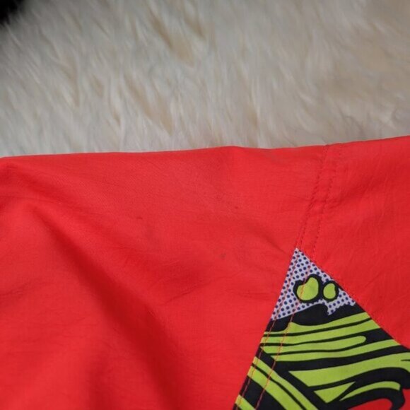 Vintage Goldwin USA Ski Team Windbreaker Comic Book Print All Over Men Large - Picture 16 of 16